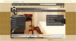Desktop Screenshot of hotelprincesagaliana.com